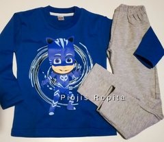 Set conjunto catboy remera manga larga y pantalon pijama heroes en pijamas pjmask - comprar online