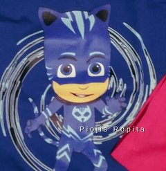 Set conjunto catboy remera manga larga y pantalon pijama rosa heroes en pijamas pjmask en internet