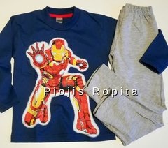 Set conjunto ironman remera manga larga y pantalon pijama - comprar online