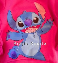 Buzo lilo y stich frisado rosa en internet