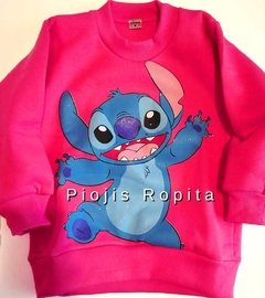 Buzo lilo y stich frisado rosa - comprar online