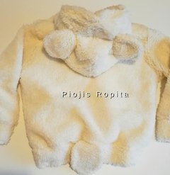Buzo abrigo disfraz de oso con orejas y cola de piel peluche unisex en internet