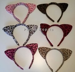 Vinchas Importadas tipo Disfraz de Gatita Animal Print - comprar online