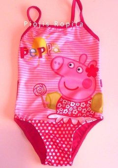 Traje de baño malla peppa pig con filtro uv50