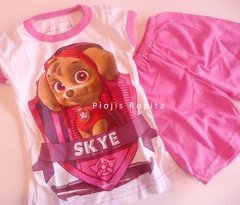 Set conjunto remera Skye y short pijama rosa