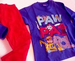 Set paw patrol patrulla canina remera manga larga y pantalon pijama