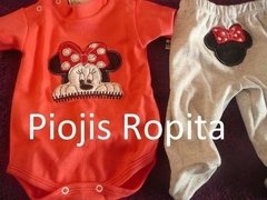Sets Body Minnie Minion con Pantalón Ranita Bordado - Bebe/beba - POR MAYOR
