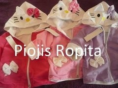 Camperas Disfraz Kitty liviana con capucha y orejas - Beba/niña - POR MAYOR