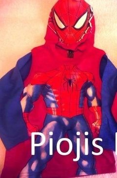 Remera Disfraz Spiderman y Capitán América con Capucha - Piojis Ropita Importada