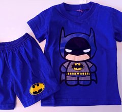 Set Disfraz batman baby short y remera 100% algodon