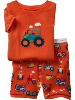 Pijama Gap Importado Tractor Autos remera y short