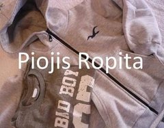 Campera Frisada Cuello Alto Capucha Forrada con bordado en internet