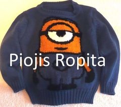 Sweaters Tejidos Minion Mi Villano Favorito- Niños - POR MAYOR