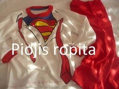 Set Disfraz Superman Remera manga larga y Pantalón Pijama