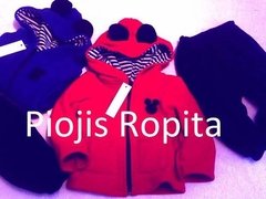 Set Mickey Polar de Campera con Capucha orejas y Pantalón Unisex