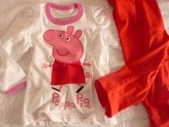 Set Peppa Pig Remera manga larga y Pantalón Pijama