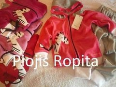 Sets Plush de Camperas con aplique de Cebra y Pantalón bordado - Beba - POR MAYOR