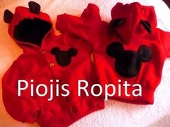 Campera Mickey Polar Capucha con Orejas