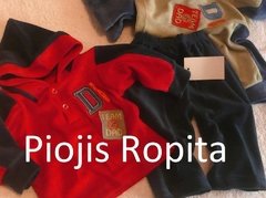 Set de plush buzo bordado con capucha y pantalón - comprar online