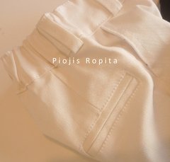 Set conjunto traje bautismo body camisa manga larga celeste y pantalon en internet