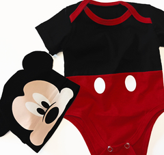 Set disfraz Mickey mouse body manga corta y gorro con orejas t disney unisex