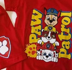 Set Disfraz paw patrol patrulla canina short y remera 100% algodon - comprar online