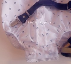 Set conjunto bautismo marinero body camisa con anclas zapatos y pantalon - tienda online