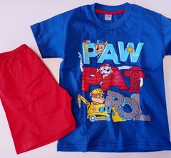Set Conjunto Paw Patrol remera y short pijama