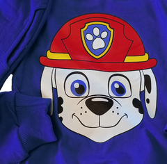 Set conjunto marshall paw patrol patrulla canina remera azul y pantalon pijama - comprar online