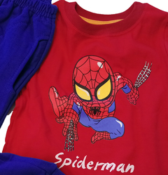 Set conjunto spiderman hombr araña remera rojo y pantalon pijama en internet