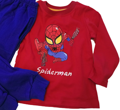 Set conjunto spiderman hombr araña remera rojo y pantalon pijama - tienda online