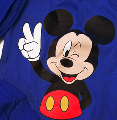 Set conjunto mickey mouse tipo disney remera azul y pantalon pijama en internet