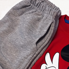 Set conjunto mickey mouse tipo disney remera rojo y pantalon pijama unisex - comprar online