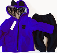 Set Mickey Polar de Campera con Capucha orejas y Pantalón Unisex - comprar online