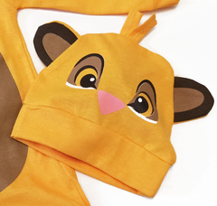 Set disfraz Simba Rey Leon body manga larga y gorro con orejas t disney en internet