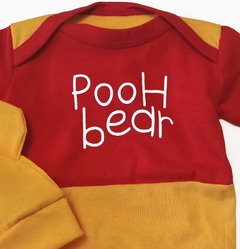 Set disfraz winnie pooh body manga larga y gorro con orejas en internet