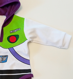 Imagen de conjunto disfraz Buzz Lightyear toy story body manga larga y capucha t disney