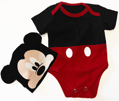 Set disfraz Mickey mouse body manga corta y gorro con orejas t disney unisex