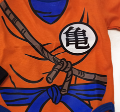 conjunto disfraz Goku Dragon Ball Z body manga corta y gorro unisex - comprar online