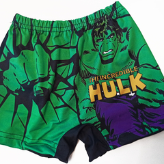 Malla increible Hulk con filtro uv50 anticloro Traje de baño sunga superheroe varon