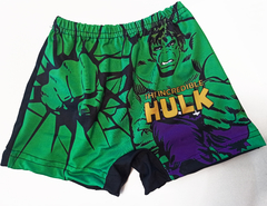Malla increible Hulk con filtro uv50 anticloro Traje de baño sunga superheroe varon - Piojis Ropita Importada