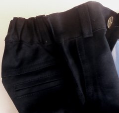 Set conjunto traje bautismo pantalon negro body camisa blazer beige zapatos moño y tiradores - Piojis Ropita Importada