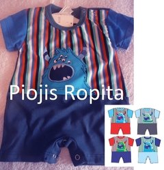 Enterito Bebe Monster Bordado