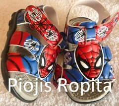 Sandalias de hombre araña spiderman