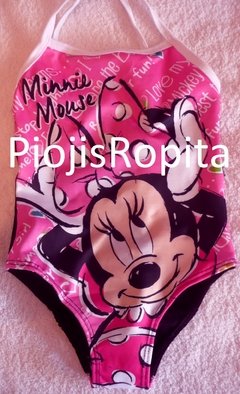 Traje de baño malla minnie mouse con filtro uv50