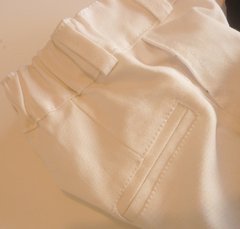 Set conjunto traje bautismo pantalon o jean body camisa blanco zapatos porta chupetes y tiradores - Piojis Ropita Importada