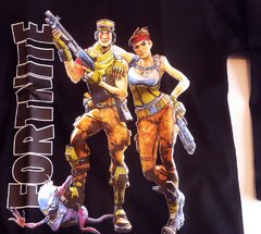 Set conjunto fortnite remera manga larga negra pantalon pijama en internet