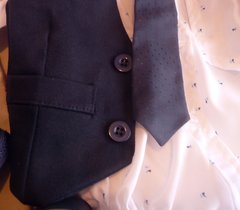 Set para Bautismo fiesta body camisa chaleco corbata - tienda online