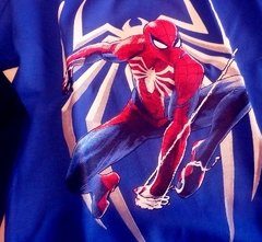 Set remera manga larga spiderman hombre araña y pantalón pijama - comprar online