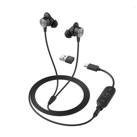 Auriculares Logitech Zone Wired Earbuds con Micrófono USB